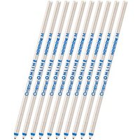 ONLINE® D1 Kugelschreiberminen M blau, 10 St. von ONLINE®