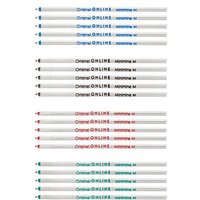 ONLINE® D1 Kugelschreiberminen M farbsortiert, 20 St. von ONLINE®