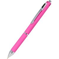 ONLINE® 4-Farben-Kugelschreiber Multipen pink, Schreibfarbe: rot, blau, schwarz, grau, 1 St. von ONLINE®