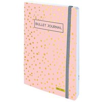 ONLINE® Notizbuch Bullet Journal Spotlights Rose DIN A5 punktraster, mehrfarbig Softcover 144 Seiten von ONLINE®