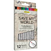 ONLINE® Save My World Buntstifte farbsortiert, 12 St. von ONLINE®