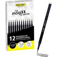 ONLINE® magiXX Gelschreiberminen schwarz 0,7 mm 12 St. von ONLINE®