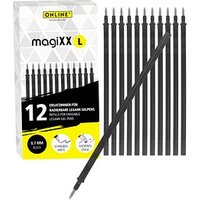 ONLINE® magiXX L Gelschreiberminen schwarz 0,7 mm 12 St. von ONLINE®