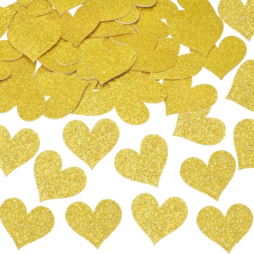 ONLYKXY 100 Stück 2,5 cm große Glitzer-Tischkonfetti für Dekoration, Streusegen, Konfetti, Dekoration für Ostern, Frühling, Braut, Dusche, Geburtstag, Hochzeit, Thema, Abschlussfeier, Party von ONLYKXY