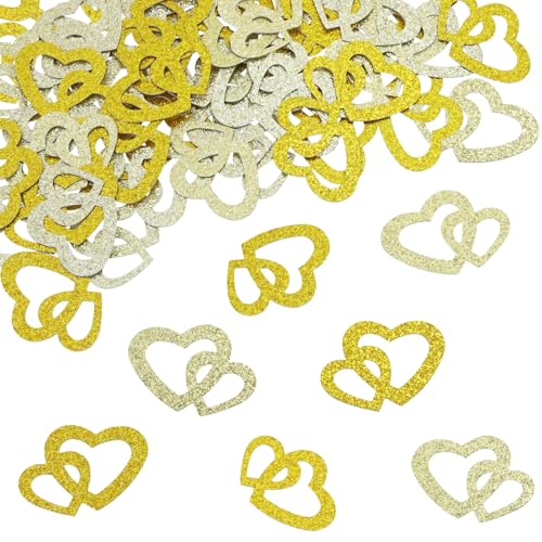 ONLYKXY 100 Stück große Herz-Tischkonfetti, Dekoration, Glitzer, Streusegnung, Konfetti, Dekoration für Ostern, Frühling, Braut, Dusche, Geburtstag, Hochzeit, Thema, Abschlussfeier, Party ONLYKXY 100 Stück große Herz-Tischkonfetti, Dekoration, Glitzer, Streusegnung, Konfetti, Dekoration für Ostern, Frühling, Braut, Dusche, Geburtstag, Hochzeit, Thema, Abschlussfeier, Party von ONLYKXY
