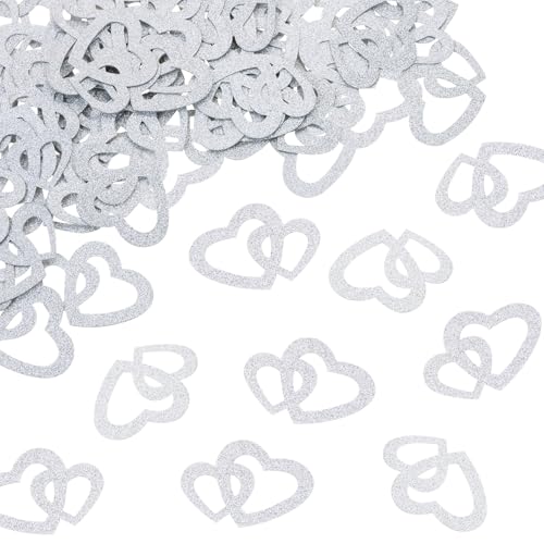 ONLYKXY 100 Stück große Herz-Tischkonfetti, Dekoration, Glitzer, Streusegnung, Konfetti, Dekoration für Ostern, Frühling, Braut, Dusche, Geburtstag, Hochzeit, Thema, Abschlussfeier, Party ONLYKXY 100 Stück große Herz-Tischkonfetti, Dekoration, Glitzer, Streusegnung, Konfetti, Dekoration für Ostern, Frühling, Braut, Dusche, Geburtstag, Hochzeit, Thema, Abschlussfeier, Party von ONLYKXY