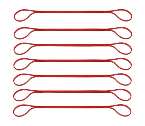 ONLYKXY 30 Stück flache Gummibänder, 17,8 cm lang, elastisches Band, groß, wiederverwendbar, groß, Silikon, dick, riesig, farbig, elastisch, Spulenring für Mülleimer, Aktenordner, Zuhause, Küche, Büro ONLYKXY 30 Stück flache Gummibänder, 17,8 cm lang, elastisches Band, groß, wiederverwendbar, groß, Silikon, dick, riesig, farbig, elastisch, Spulenring für Mülleimer, Aktenordner, Zuhause, Küche, Büro von ONLYKXY