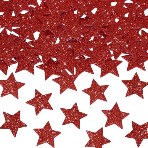 ONLYKXY Big Foam Selbstklebender Aufkleber mit Glitzerstern, niedliche Kleidungsaufnäher, Belohnungsschwamm, Aufkleber, Konfetti-Abzeichen für Tasche, Hut, Bastelkarten, Sammelalbum, DIY ONLYKXY Big Foam Selbstklebender Aufkleber mit Glitzerstern, niedliche Kleidungsaufnäher, Belohnungsschwamm, Aufkleber, Konfetti-Abzeichen für Tasche, Hut, Bastelkarten, Sammelalbum, DIY von ONLYKXY