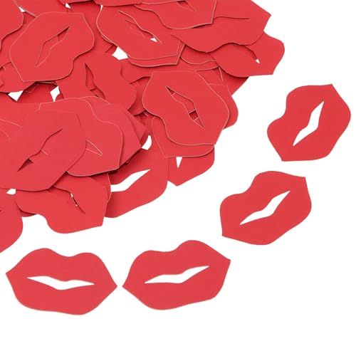 ONLYKXY Streukonfetti für Junggesellinnenabschiede, Tischdekoration für romantische Nacht, große ausgefallene Tischdeko-Pailletten für Hochzeit, Verlobung, Geburtstag, Brautparty, Valentinstag (rote ONLYKXY Streukonfetti für Junggesellinnenabschiede, Tischdekoration für romantische Nacht, große ausgefallene Tischdeko-Pailletten für Hochzeit, Verlobung, Geburtstag, Brautparty, Valentinstag (rote von ONLYKXY