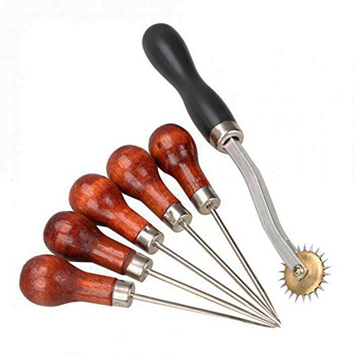 Set mit 5 Lampen und Rollen, Leder, 4564 Set mit 5 Lampen und Rollen, Leder, 4564 von ONOGAL