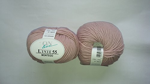 100 gr. Montego Fb. 57 pfirsich, m. Merino, Linie 55, Brandneu, Herbst/Winter 2017/18, Online, 100 gr. Montego Fb. 57 pfirsich, m. Merino, Linie 55, Brandneu, Herbst/Winter 2017/18, Online, von ONline Garne