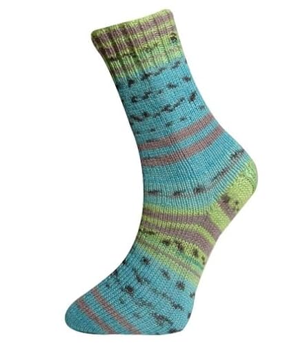 KK-Kollektion Sensitive Socks Color 89 - türkis/hellgrün/beige KK-Kollektion Sensitive Socks Color 89 - türkis/hellgrün/beige von ONline Garne