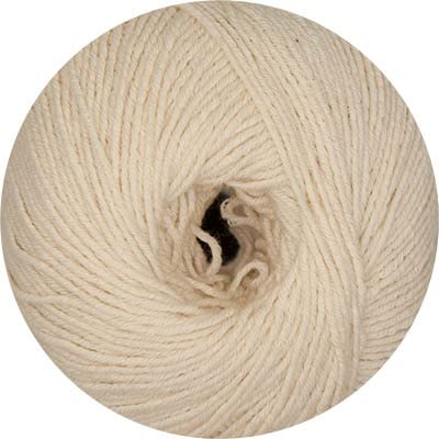 ONline Garne Linie 18 Cotone Stretch, 83% Baumwolle, 12% Polyamid, 5% Polyester, 008 Natur, 160 m 50 g von ONline Garne