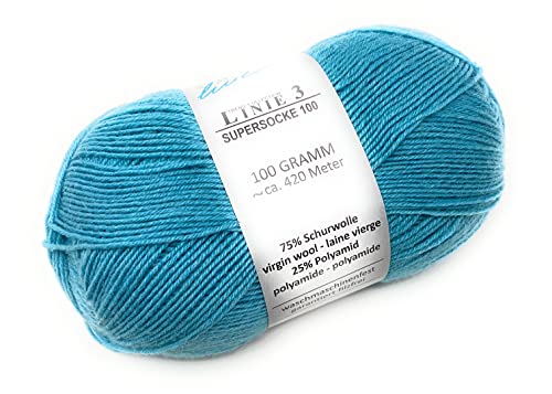 ONline Garne Linie 3 SUPERSOCKE 100 0068 ca. 420 m 100 g ONline Garne Linie 3 SUPERSOCKE 100 0068 ca. 420 m 100 g von ONline Garne