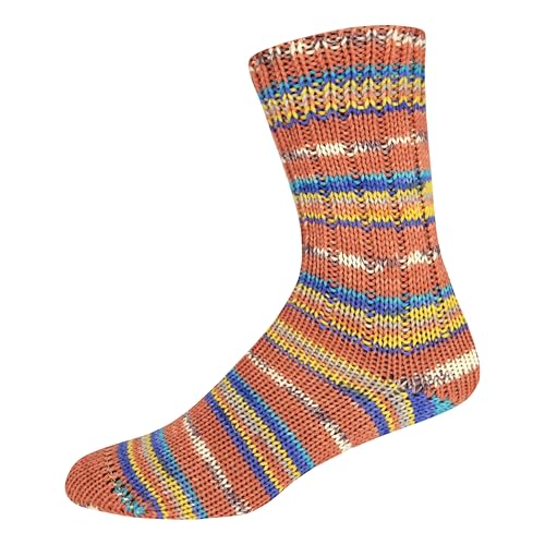 ONline Garne Sockenwolle 6-Fach Sort. 368 Merino-Color Farbe 3047 von ONline Garne