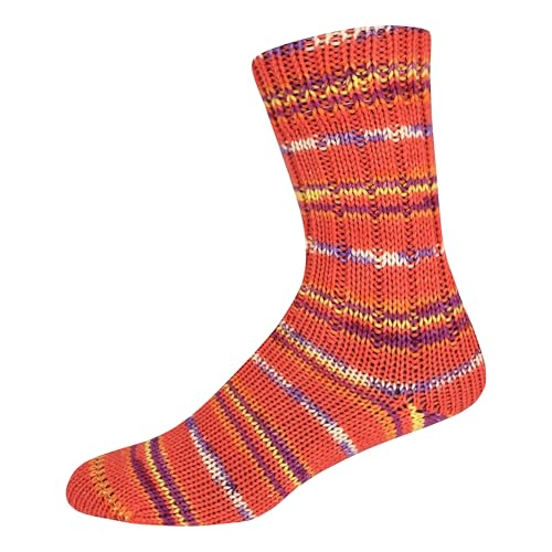 ONline Garne Sockenwolle 6-Fach Sort. 368 Merino-Color Farbe 3050 ONline Garne Sockenwolle 6-Fach Sort. 368 Merino-Color Farbe 3050 von ONline Garne