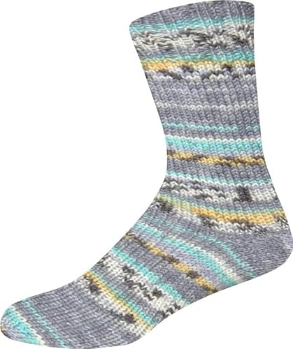 ONline Garne Sockenwolle 8-Fach Sort. 375 ARKTIS-Color Farbe 3103 von ONline Garne