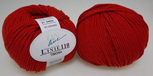 ONline Linie 110 Timona 21 - Rot von ONline Garne