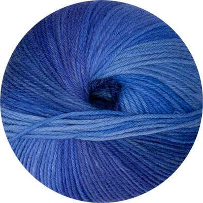 ONline Linie 14 Cammino Design Color 107 - blau, hellblau, dunkelblau von ONline Garne