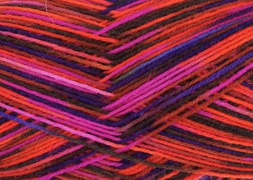 ONline Linie 3 Supersocke 100 Color 730 - rot/pink/violett ONline Linie 3 Supersocke 100 Color 730 - rot/pink/violett von ONline Garne