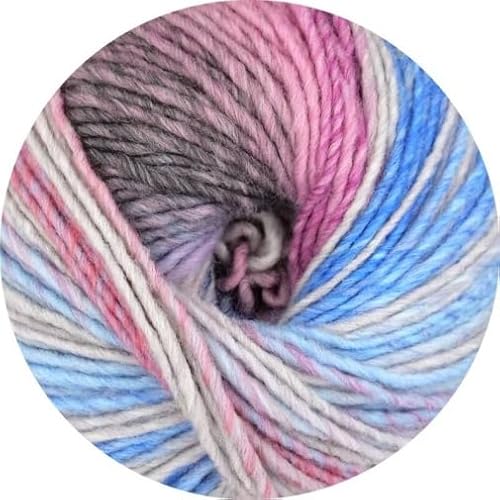 ONline Linie 359 Fano 129 - Rosa/Hellblau/Hellgrau von ONline Garne