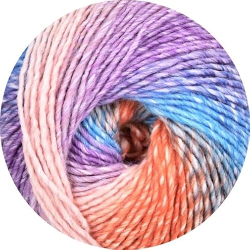 ONline Linie 359 Fano 143 - Hellblau/Orange/Flieder/Rosa von ONline Garne