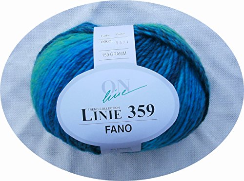 ONline Linie 359 Fano - Farbe: 0003-150 g/ca. 240 m Wolle 1103590003, fb. 03 von ONline Garne