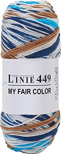ONline Garne My Fair Color 108 - Schöne Wolle zum Stricken oder Häkeln, 250 m, Speichelfest, Ideal für leichte Schals und Stirnbänder sowie dünne Strickjacken ONline Garne My Fair Color 108 - Schöne Wolle zum Stricken oder Häkeln, 250 m, Speichelfest, Ideal für leichte Schals und Stirnbänder sowie dünne Strickjacken von ONline Garne
