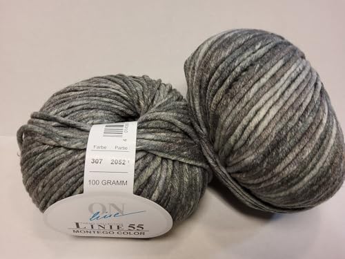 ONline Linie 55 Montego Color 307 - Khaki meliert von ONline Garne