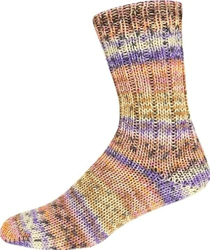 ONline Supersocke 6-fach 150g Sort. 376 Snowfall Color 3106 - mehrfarbig von ONline Garne