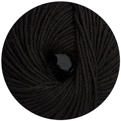 ONline Supersocke 6-fach Sort. 321 Merino Uni 5010 - Schwarz von ONline Garne