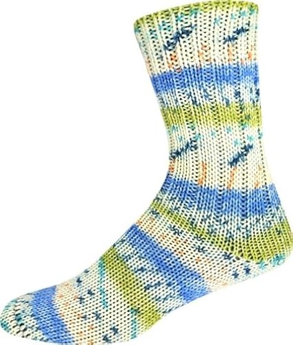 ONline Supersocke 6-fach Sort. 359 Merino-Color 150g 2990 - natur/blau/grün/orange ONline Supersocke 6-fach Sort. 359 Merino-Color 150g 2990 - natur/blau/grün/orange von ONline Garne