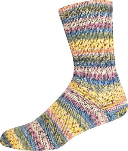 ONline Supersocke Sort. 355 Rio Color 100g 2961 - gelb/apricot/blau/Oliv ONline Supersocke Sort. 355 Rio Color 100g 2961 - gelb/apricot/blau/Oliv von ONline Garne