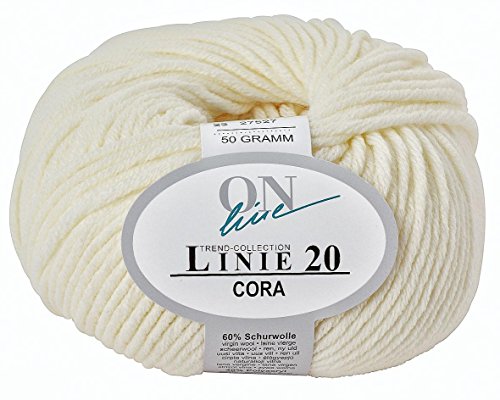 ONline Wolle "Cora", Linie 20 Natur von ONline Garne