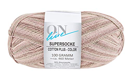 ONline Wolle Cotton Plus 460m farbenfroh temperaturausgleichend Farbe 2405 von ONline Garne