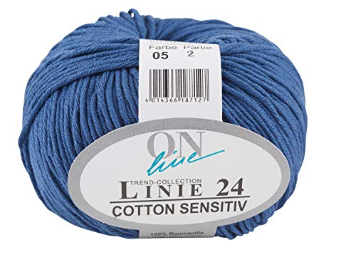 ONline Wolle Cotton Sensitiv, Linie 24, 50 g Farbe 05 von ONline Garne