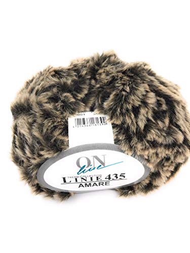 Online Amare Wolle Linie 435 Felloptikgarn Farbe 001 Dunkelbraun Online Amare Wolle Linie 435 Felloptikgarn Farbe 001 Dunkelbraun von ONline Garne