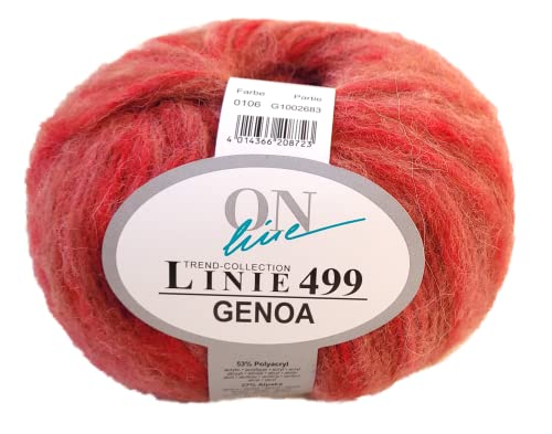 Online Garne Wolle-Garn 499 Genoa (106) - 53% Polyacryl, 27% Alpaka, 20% Wolle von ONline Garne