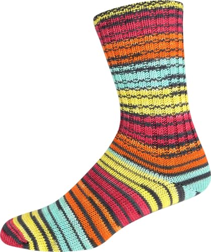 Sockenwolle Sort. 379 SILK COLOR (3124) von ONline Garne