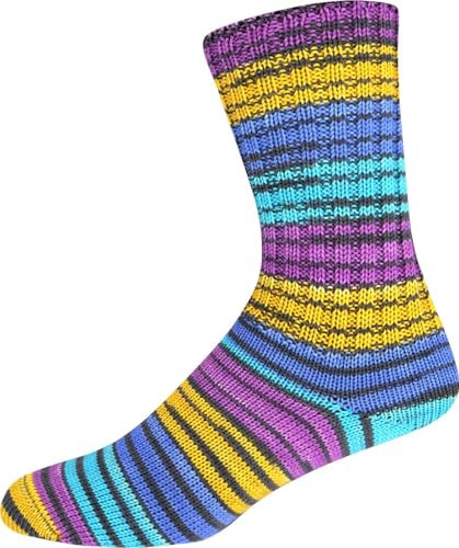 Sockenwolle Sort. 379 SILK COLOR (3128) von ONline Garne