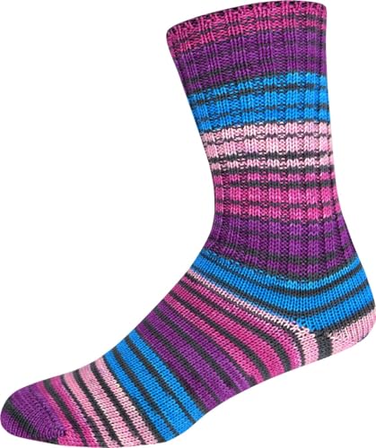 Sockenwolle Sort. 379 SILK COLOR (3129) von ONline Garne
