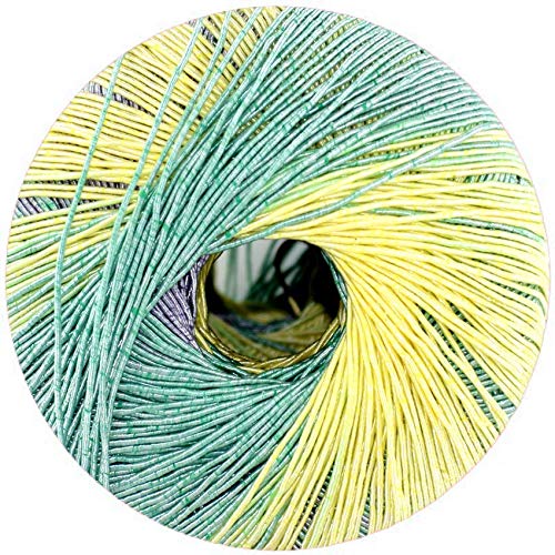 Wolle LINIE 424 SPIRIT DESIGN COLOR Farbe 102 gelb-grün-blau color von ONline Garne
