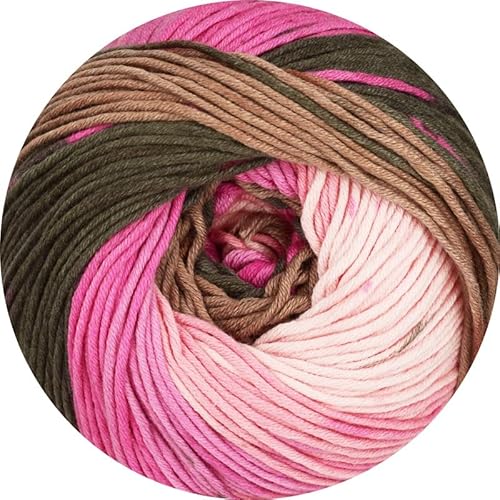 Wolle mit Farbverlauf Online Linie 491 Bellovero color 103, Baumwollmischgarn mit Farbverlauf zum Stricken oder Häkeln, 100g Wolle mit Farbverlauf Online Linie 491 Bellovero color 103, Baumwollmischgarn mit Farbverlauf zum Stricken oder Häkeln, 100g von ONline Garne