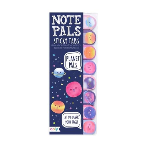 Ooly Haftnotizen – Planeten (128 Stück, 3x3 cm, Mehrfarbig) Ooly Haftnotizen – Planeten (128 Stück, 3x3 cm, Mehrfarbig) von OOLY