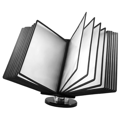 Schreibtisch-Sichttafelsystem - Wandmontage Sichttafelsystem, Verstellbarer Schreibtisch-Flip-Aktenhalter Mit Beschwerter Basis, Für Büro/Heim-Display Und Aufbewahrung Von A4-Dokumenten Schreibtisch-Sichttafelsystem - Wandmontage Sichttafelsystem, Verstellbarer Schreibtisch-Flip-Aktenhalter Mit Beschwerter Basis, Für Büro/Heim-Display Und Aufbewahrung Von A4-Dokumenten von OOPDNEGAK
