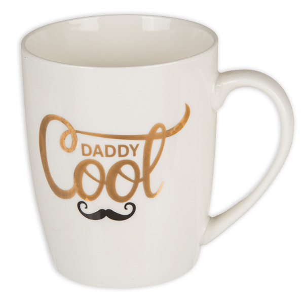 Kaffee- und Teebecher "Daddy Cool", 10,5cm x Ø 8,5cm von OOTB