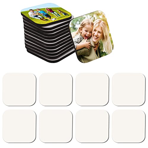OOTSR 16 Stück Sublimation Blanko Kühlschrank Magnete, DIY Dekorative Magnete für Whiteboard, Büro, Kalender, Küche, Zuhause, Wand Dekoration OOTSR 16 Stück Sublimation Blanko Kühlschrank Magnete, DIY Dekorative Magnete für Whiteboard, Büro, Kalender, Küche, Zuhause, Wand Dekoration von OOTSR