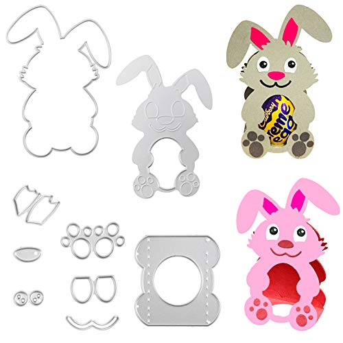 OOTSR Scrapbooking Stanzschablone Ostern, Cutting Dies Hase, Metall Prägeschablonen Stanzformen Schneiden Schablonen für DIY Scrapbooking Karten Handwerk OOTSR Scrapbooking Stanzschablone Ostern, Cutting Dies Hase, Metall Prägeschablonen Stanzformen Schneiden Schablonen für DIY Scrapbooking Karten Handwerk von OOTSR