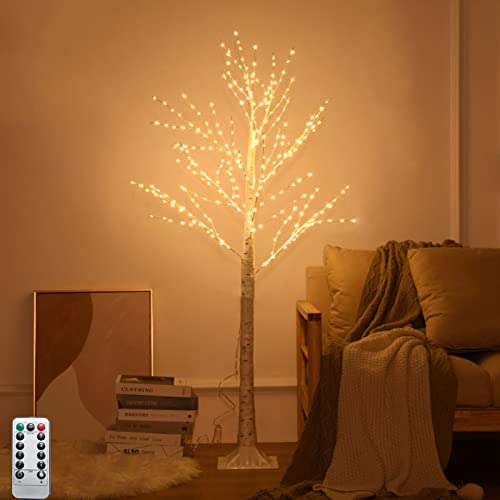 LED Lichterbaum 150 cm Baum Lichter Birkenoptik 304 LEDs Warmweiß Weihnachtsbaum lichter mit Fernbedienung 8 Lichtmodi Verstellbare Äste Weihnachtsdeko Baum mit Beleuchtung für Hochzeit Festival Party LED Lichterbaum 150 cm Baum Lichter Birkenoptik 304 LEDs Warmweiß Weihnachtsbaum lichter mit Fernbedienung 8 Lichtmodi Verstellbare Äste Weihnachtsdeko Baum mit Beleuchtung für Hochzeit Festival Party von OOWOKS