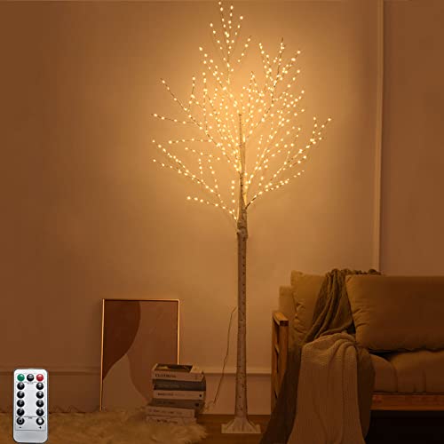 LED Lichterbaum 210 cm Baum Lichter Birkenoptik 448 LEDs Warmweiß Weihnachtsbaum lichter mit Fernbedienung 8 Lichtmodi Verstellbare Äste Weihnachtsdeko Baum mit Beleuchtung für Hochzeit Festival Party LED Lichterbaum 210 cm Baum Lichter Birkenoptik 448 LEDs Warmweiß Weihnachtsbaum lichter mit Fernbedienung 8 Lichtmodi Verstellbare Äste Weihnachtsdeko Baum mit Beleuchtung für Hochzeit Festival Party von OOWOKS
